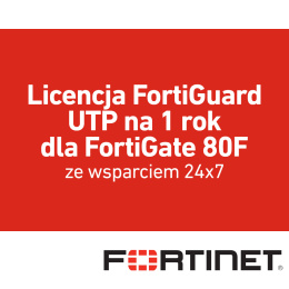 licencja na 1 rok dla FortiGate 80F