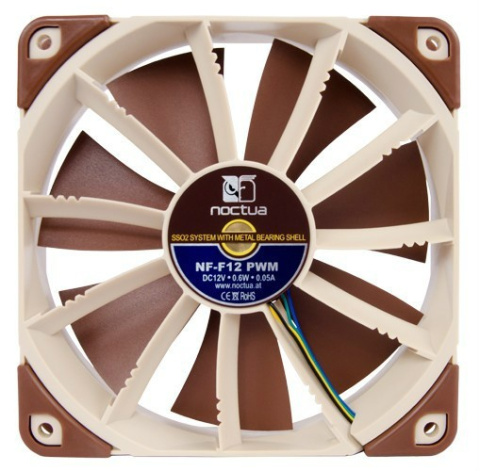 Noctua NF-F12 PWM 120mm 1500rpm. Noctua NF-F12 PWM 120mm 1500rpm.