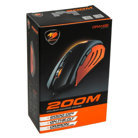 Cougar 200M gamingowa mysz optyczna - orange Cougar 200M gamingowa mysz optyczna - orange