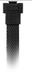 Sharkoon Kabel SATA III, kątowy, 30 cm, czarny (4044951016440)