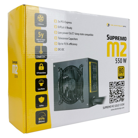 SilentiumPC Supremo M2 Gold 550W SilentiumPC Supremo M2 Gold 550W