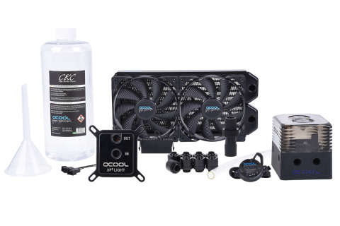 Zestaw Alphacool Eissturm Gaming Copper 30 2x120mm - complete kit