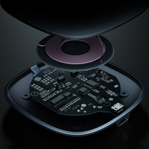Bezprzewodowa ładowarka Aukey LC-C6 Graphite Q Lite 10W Bezprzewodowa ładowarka Aukey LC-C6 Graphite Q Lite 10W