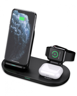 Bezprzewodowa ładowarka Aukey LC-A3 3w1
