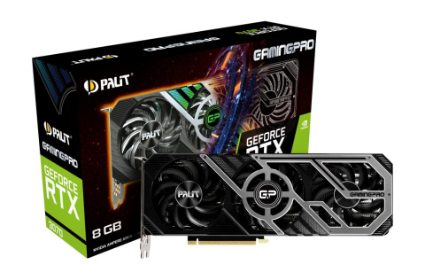 Karta graficzna Palit GeForce RTX 3070 GamingPro 8GB GDDR6 (NE63070019P2-1041A) Karta graficzna Palit GeForce RTX 3070 GamingPro 8GB GDDR6 (NE63070019P2-1041A)