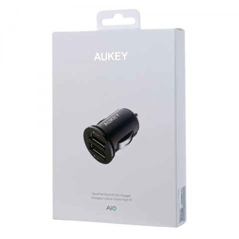Ładowarka samochodowa AUKEY CC-S1 2x USB Ładowarka samochodowa AUKEY CC-S1 2x USB