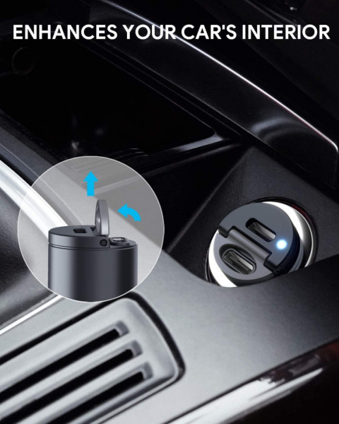 Ładowarka samochodowa Aukey CC-A4 USB-C 30 W Ładowarka samochodowa Aukey CC-A4 USB-C 30 W
