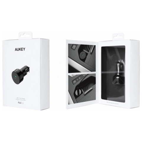Ładowarka samochodowa Aukey CC-Y13 USB-C 45 W Power Delivery 2.0 Ładowarka samochodowa Aukey CC-Y13 USB-C 45 W Power Delivery 2.0