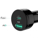 Ładowarka samochodowa Aukey CC-Y7 36W Power Delivery 2.0 AiPower USB-C