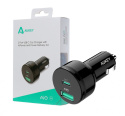 Ładowarka samochodowa Aukey CC-Y7 36W Power Delivery 2.0 AiPower USB-C