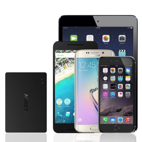Ładowarka sieciowa Aukey PA-T11 60W 6xUSB AiPower Quick Charge 3.0 Ładowarka sieciowa Aukey PA-T11 60W 6xUSB AiPower Quick Charge 3.0