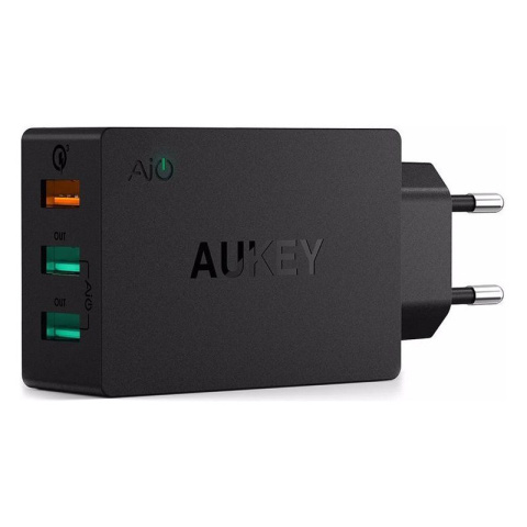 Ładowarka sieciowa Aukey PA-T14 Quick Charge 3xUSB 42W Ładowarka sieciowa Aukey PA-T14 Quick Charge 3xUSB 42W