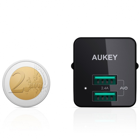 Ładowarka sieciowa Aukey PA-U32 12W 2xUSB-A AiPower Ładowarka sieciowa Aukey PA-U32 12W 2xUSB-A AiPower
