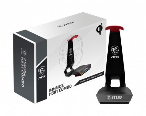 Stojak na słuchawki MSI Immerse HS01 Combo Stojak na słuchawki MSI Immerse HS01 Combo