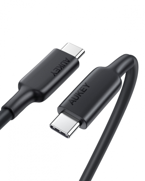 Ultraszybki kabel Aukey CB-CD23 USB-C 100W 4k@30Hz 1m