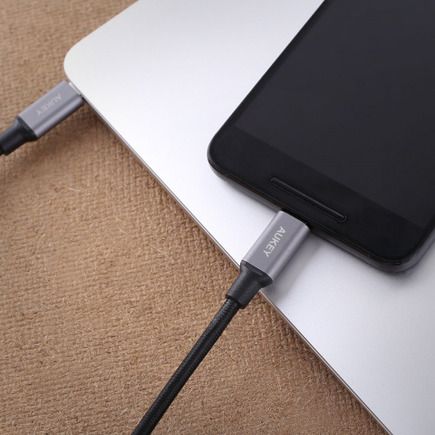 Ultraszybki kabel Aukey CB-CD5 USB-C - USB-C Ultraszybki kabel Aukey CB-CD5 USB-C - USB-C