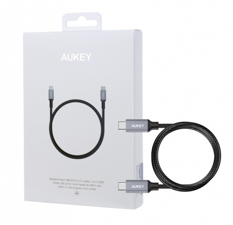 Ultraszybki kabel Aukey CB-CD5 USB-C - USB-C Ultraszybki kabel Aukey CB-CD5 USB-C - USB-C