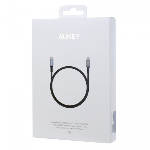 Ultraszybki kabel Aukey CB-CD5 USB-C - USB-C Ultraszybki kabel Aukey CB-CD5 USB-C - USB-C