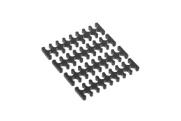 Grzebień Alphacool Eiskamm X16 - 3mm black - 4 szt