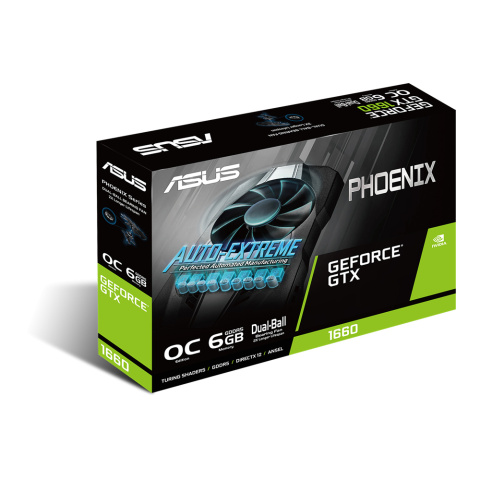 Karta graficzna ASUS GeForce GTX 1660 Phoenix OC 6GB GDDR5 Karta graficzna ASUS GeForce GTX 1660 Phoenix OC 6GB GDDR5
