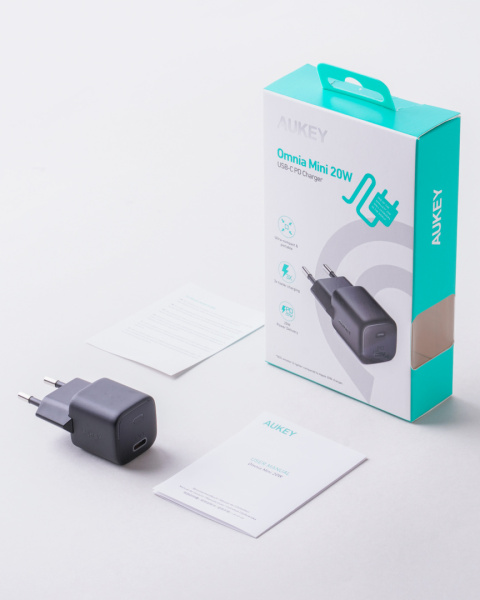 Ładowarka sieciowa Aukey Omnia Mini PA-B1 20W USB-C PD Ładowarka sieciowa Aukey Omnia Mini PA-B1 20W USB-C PD
