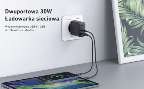 Ładowarka sieciowa Aukey PA-F3S 32W Swift Series PD Ładowarka sieciowa Aukey PA-F3S 32W Swift Series PD