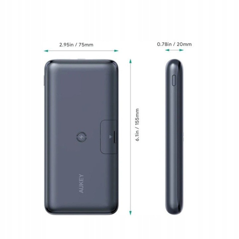 Powerbank Aukey PB-WL02 Basix Pro (bezprzewodowe ładowanie) Powerbank Aukey PB-WL02 Basix Pro (bezprzewodowe ładowanie)