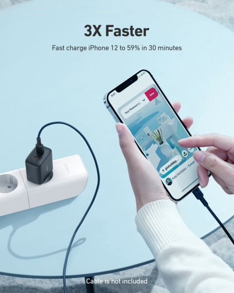 Szybka ładowarka Aukey PA-R1S 20W 2xUSB-C PD Szybka ładowarka Aukey PA-R1S 20W 2xUSB-C PD