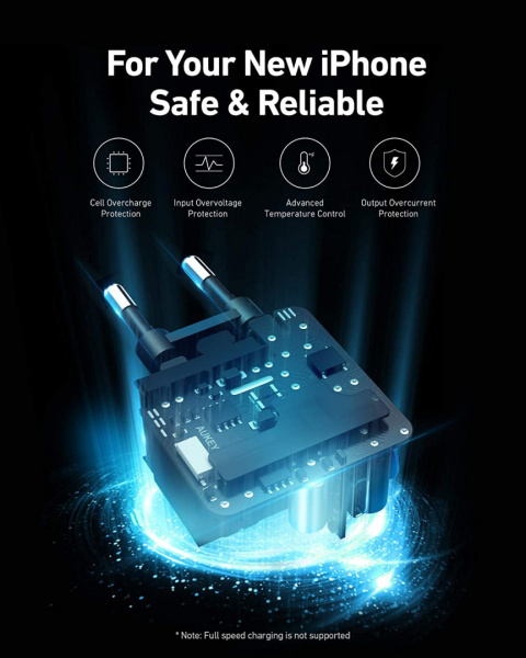 Szybka ładowarka sieciowa Aukey PA-F1S 18W PD Szybka ładowarka sieciowa Aukey PA-F1S 18W PD