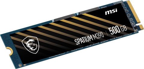 Dysk SSD MSI SPATIUM M390 500 GB M.2 NVMe Dysk SSD MSI SPATIUM M390 500 GB M.2 NVMe