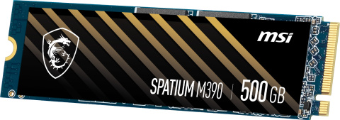 Dysk SSD MSI SPATIUM M390 500 GB M.2 NVMe Dysk SSD MSI SPATIUM M390 500 GB M.2 NVMe