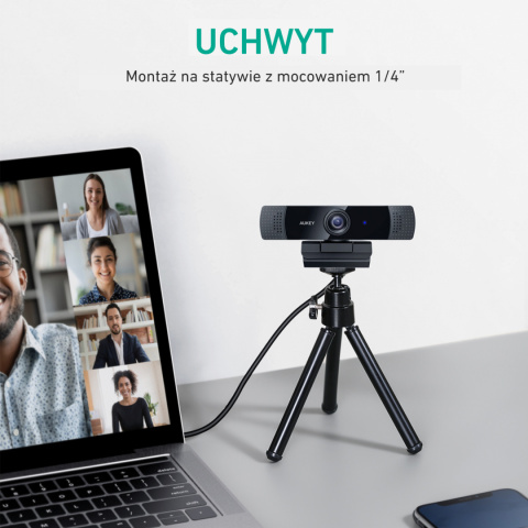 Kamera internetowa Aukey PC-LM1E Full HD Kamera internetowa Aukey PC-LM1E Full HD