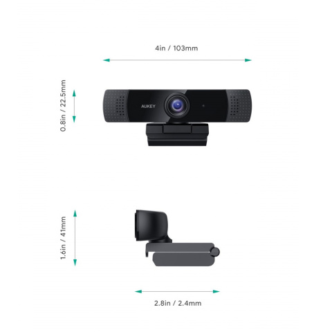 Kamera internetowa Aukey PC-LM1E Full HD Kamera internetowa Aukey PC-LM1E Full HD