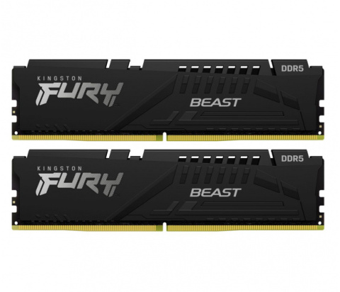 Pamięć Kingston Fury Beast, DDR5, 32 GB, 5200MHz, CL40 Pamięć Kingston Fury Beast, DDR5, 32 GB, 5200MHz, CL40