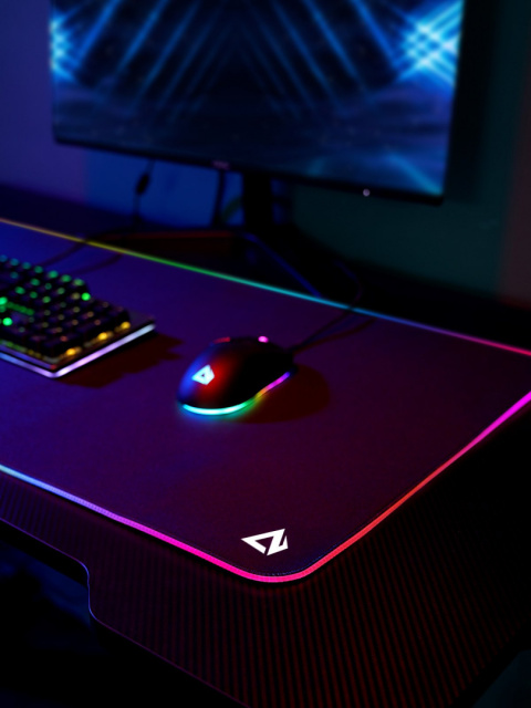 Podkładka pod mysz Aukey RGB Gaming Mouse Pad KM-P7 Podkładka pod mysz Aukey RGB Gaming Mouse Pad KM-P7