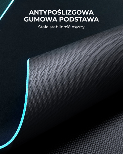 Podkładka pod mysz Aukey RGB Gaming Mouse Pad KM-P8 Podkładka pod mysz Aukey RGB Gaming Mouse Pad KM-P8