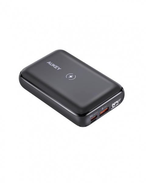 Powerbank Aukey PB-WL01S Basix Pro Mini 10000 mAh PD 20 W (bezprzewodowe ładowanie)