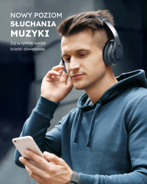 Słuchawki bezprzewodowe Aukey EP-N12 Bluetooth, ANC Słuchawki bezprzewodowe Aukey EP-N12 Bluetooth, ANC