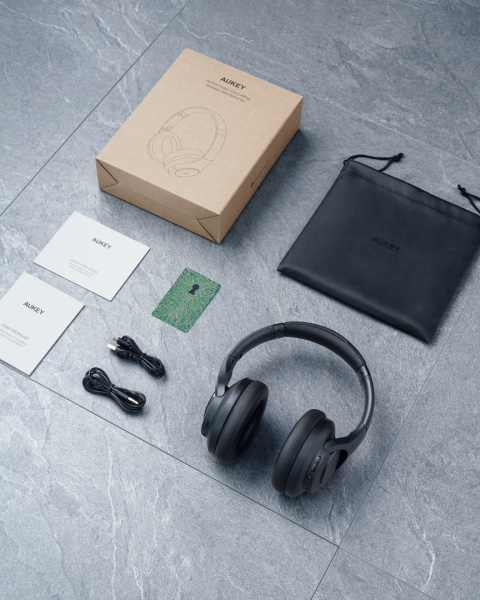 Słuchawki bezprzewodowe Aukey EP-N12 Bluetooth, ANC Słuchawki bezprzewodowe Aukey EP-N12 Bluetooth, ANC