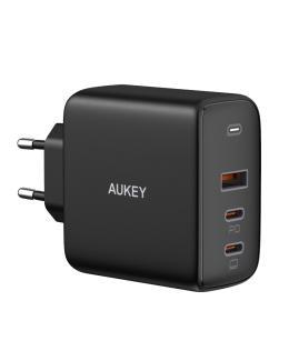 Szybka ładowarka sieciowa trójportowa Aukey PA-B6S Omnia Mix3 90 W