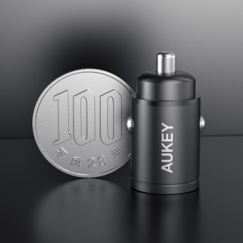 Ultrakompaktowa ładowarka samochodowa Aukey CC-A2 USB-C PD Ultrakompaktowa ładowarka samochodowa Aukey CC-A2 USB-C PD