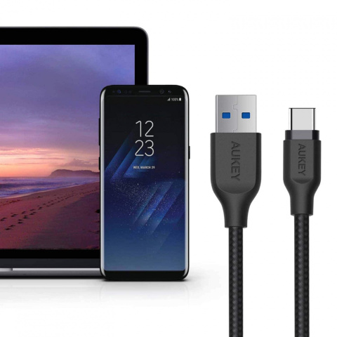 Ultraszybki kabel Aukey CB-AC1 USB-C Ultraszybki kabel Aukey CB-AC1 USB-C