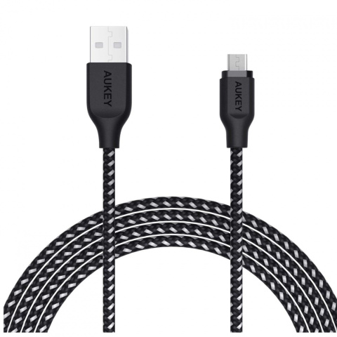 Ultraszybki kabel Aukey CB-AM1 USB => USB Micro