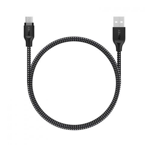 Ultraszybki kabel Aukey CB-AM1 USB => USB Micro Ultraszybki kabel Aukey CB-AM1 USB => USB Micro
