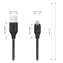 Ultraszybki kabel Aukey CB-AM1 USB => USB Micro