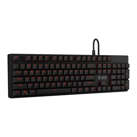Klawiatura Savio Tempest RX FULL RED Klawiatura Savio Tempest RX FULL RED