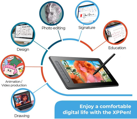 Tablet graficzny XP-Pen Artist 10 2nd Black (czarny) Tablet graficzny XP-Pen Artist 10 2nd Black (czarny)