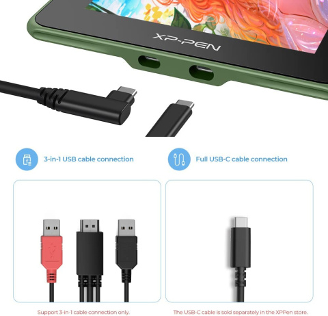 Tablet graficzny XP-Pen Artist 10 2nd Green (zielony) Tablet graficzny XP-Pen Artist 10 2nd Green (zielony)