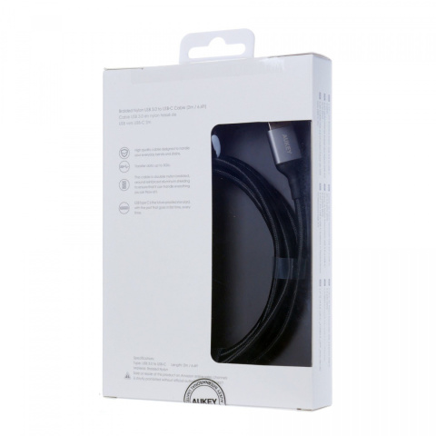 Ultraszybki kabel Aukey CB-CD3 USB A 3.0 => USB-C Ultraszybki kabel Aukey CB-CD3 USB A 3.0 => USB-C