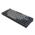 Klawiatura Dark Project KD83A Black/Grey PBT Mech Gateron Cap Teal